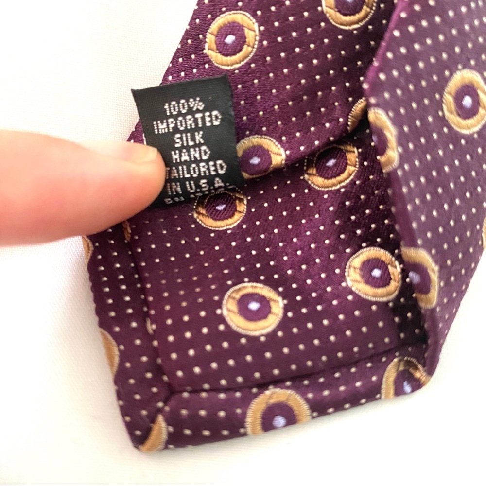 SOLD! 💚Ike Behar Silk Tie - Picture 6 of 6